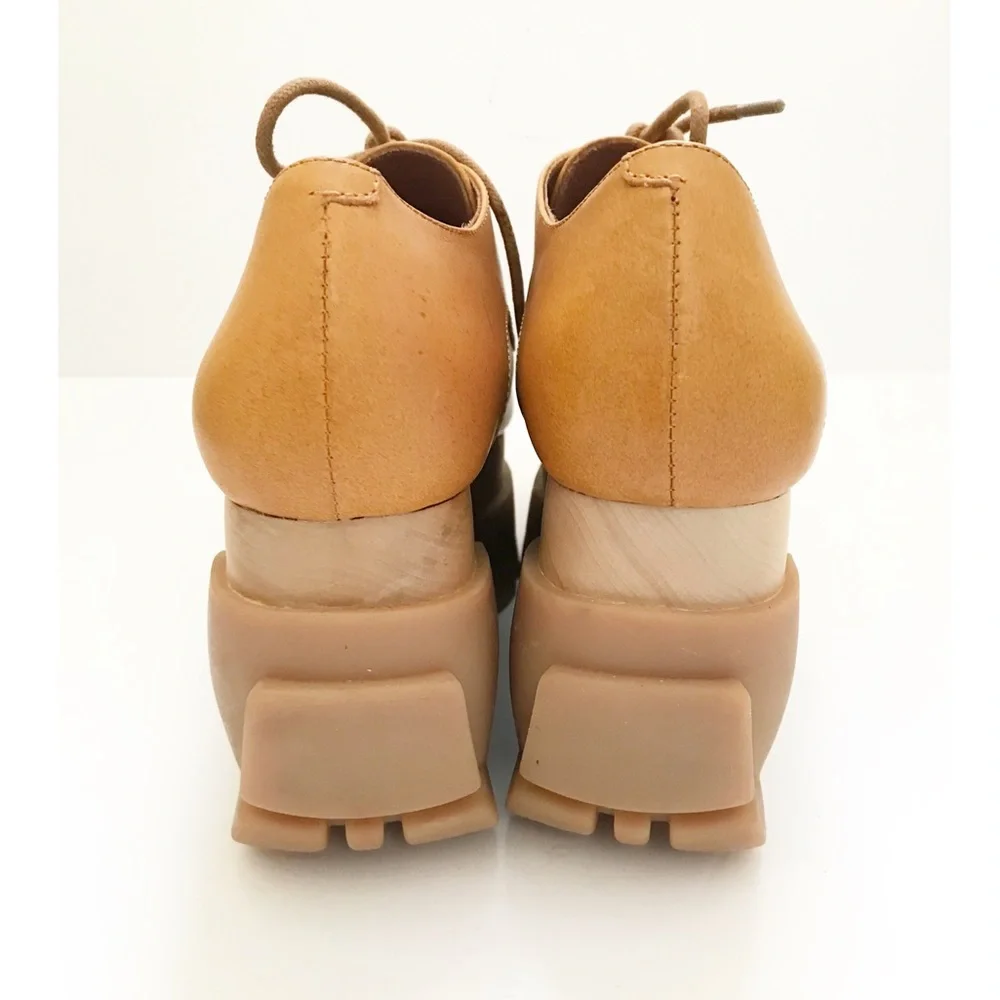 Jeffrey Campbell Tan Platform Shoes - Picture 4 of 14